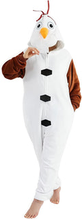 ressber Unisex Onesie Pajamas Olaf Design - Cozy Costume for Cold