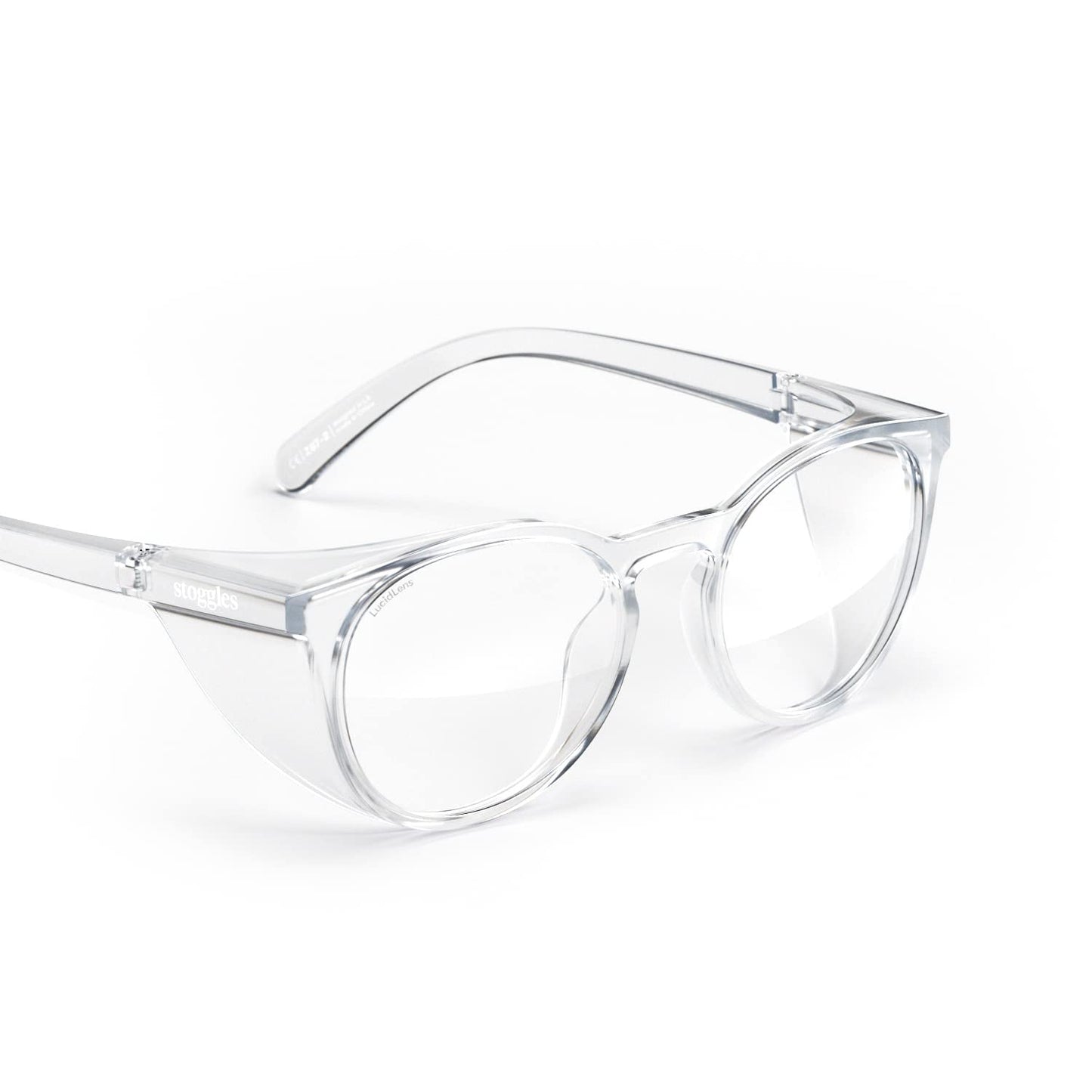 Stoggles Round Z87.1 Certified Safety Glasses for Eye Protection