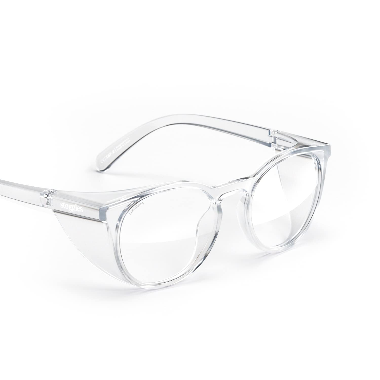 Stoggles Round Z87.1 Certified Safety Glasses for Eye Protection