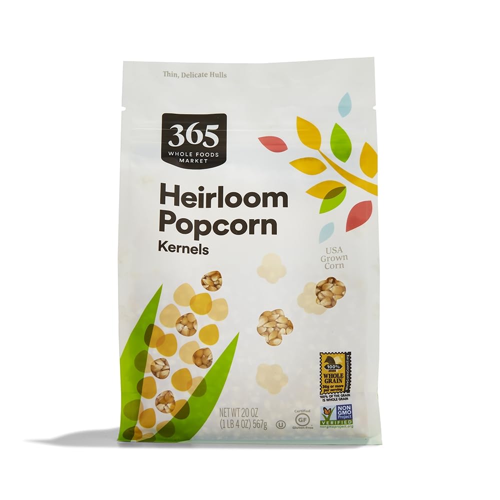 365 Whole Foods Heirloom Popcorn Kernels - 20 oz, Non-GMO