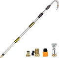 Gutter Cleaning Tools 12FT Telescoping Gutter Cleaner Pole - Ground
