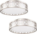 Flush Mount Ceiling Light 12 in Dimmable LED - Warm White Hallway