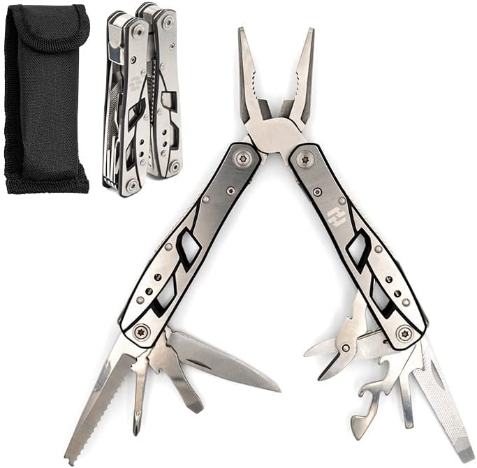 Hayvenhurst 12-in-1 Stainless Steel Multi Tool - Ultimate Survival Gear