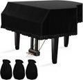 TINDTOP Grand Piano Cover M - Velvet Dustproof Protection