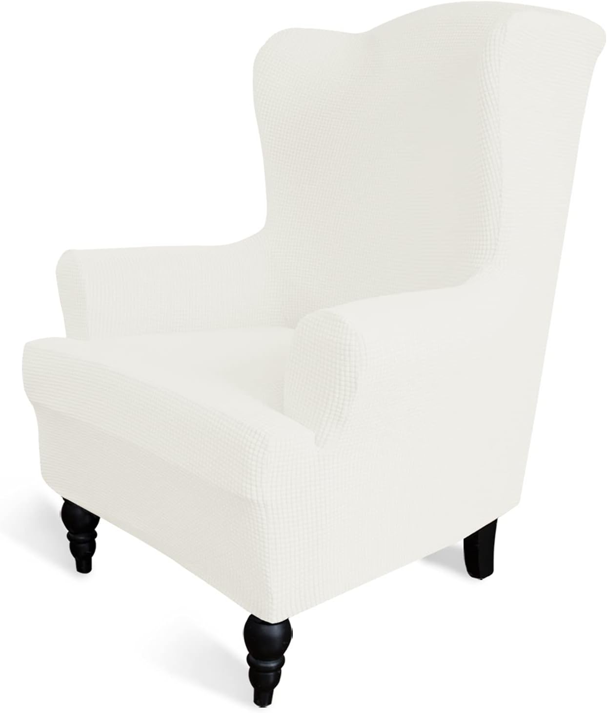 Easy-Going Stretch Wingback Chair Slipcover for Ultimate Comfort