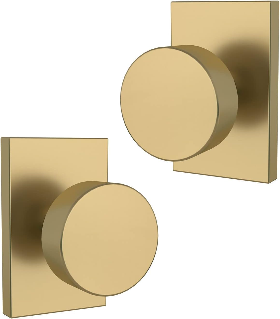 Mega Handles Dummy Door Knob - Stylish Heavy Duty Gold Knobs