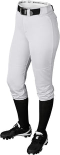 EvoShield Womens Mid Rise Fastpitch Pants Team White - Medium Fit