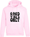 Good Vibes Only Unisex Crewneck Sweatshirt - Heavyweight Cotton Blend