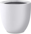 Kante 14 Inch Dia Round Concrete Planter - Modern Indoor Outdoor Pot