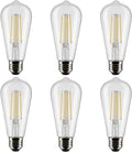 Satco S21364 LED Clear Vintage Light Bulbs for Warm Ambiance