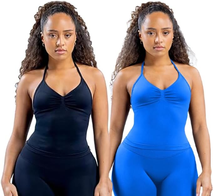 Impact Longline Strappy Top for Women - Workout Halter Tank