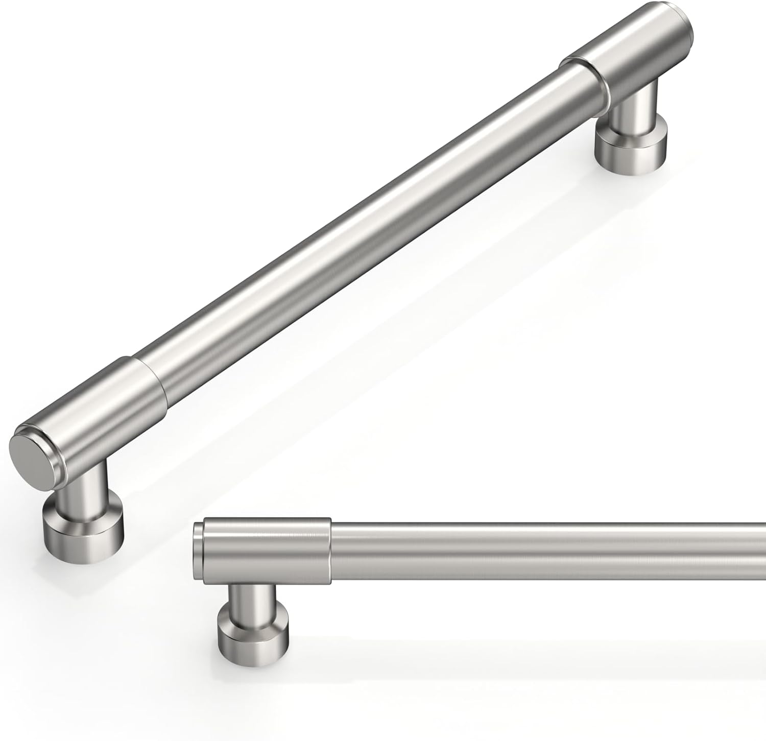 10 Pack Brushed Satin Nickel Cabinet Pulls for Kitchen Drawers