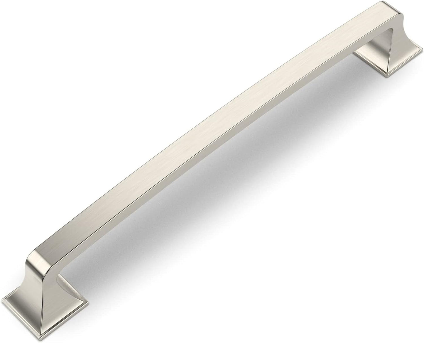 Amerdeco 10-Pack Brushed Satin Nickel Cabinet Hardware Pulls