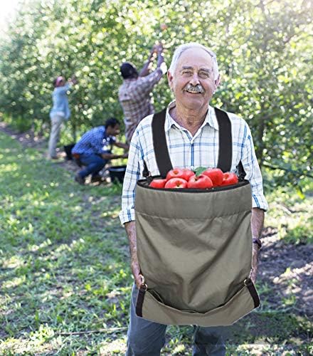 FCOUIID Harvest Apple Picking Bag - Heavy Duty Waterproof Pouch