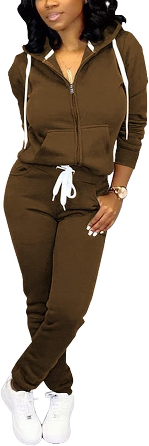Nimsruc Jogging Suits for Women - Stylish 2 Piece Casual Set