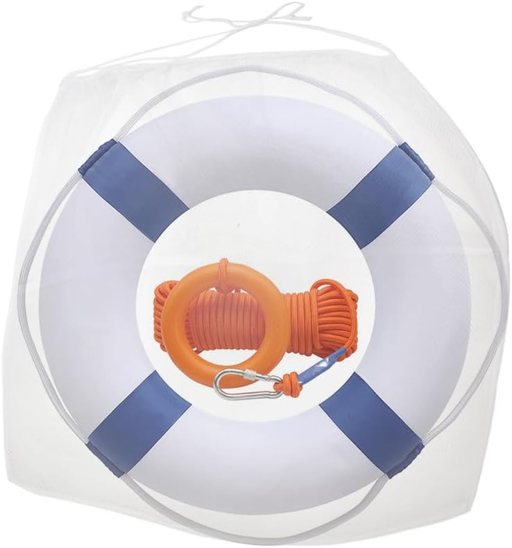 20Inch Throwable Lifebuoy Ring for Water Safety & Rescue