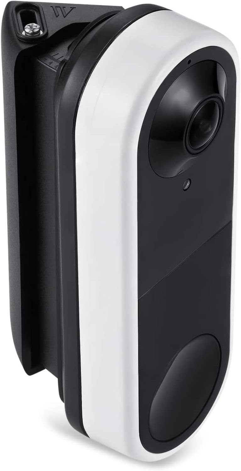 Secure Wall Mount for Arlo Wired Doorbell - Black