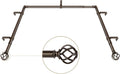 Stylish Bay Window Curtain Rod Set by KAMANINA