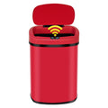 13 Gallon Touch-Free Kitchen Trash Can - Motion Sensor Stainless Steel
