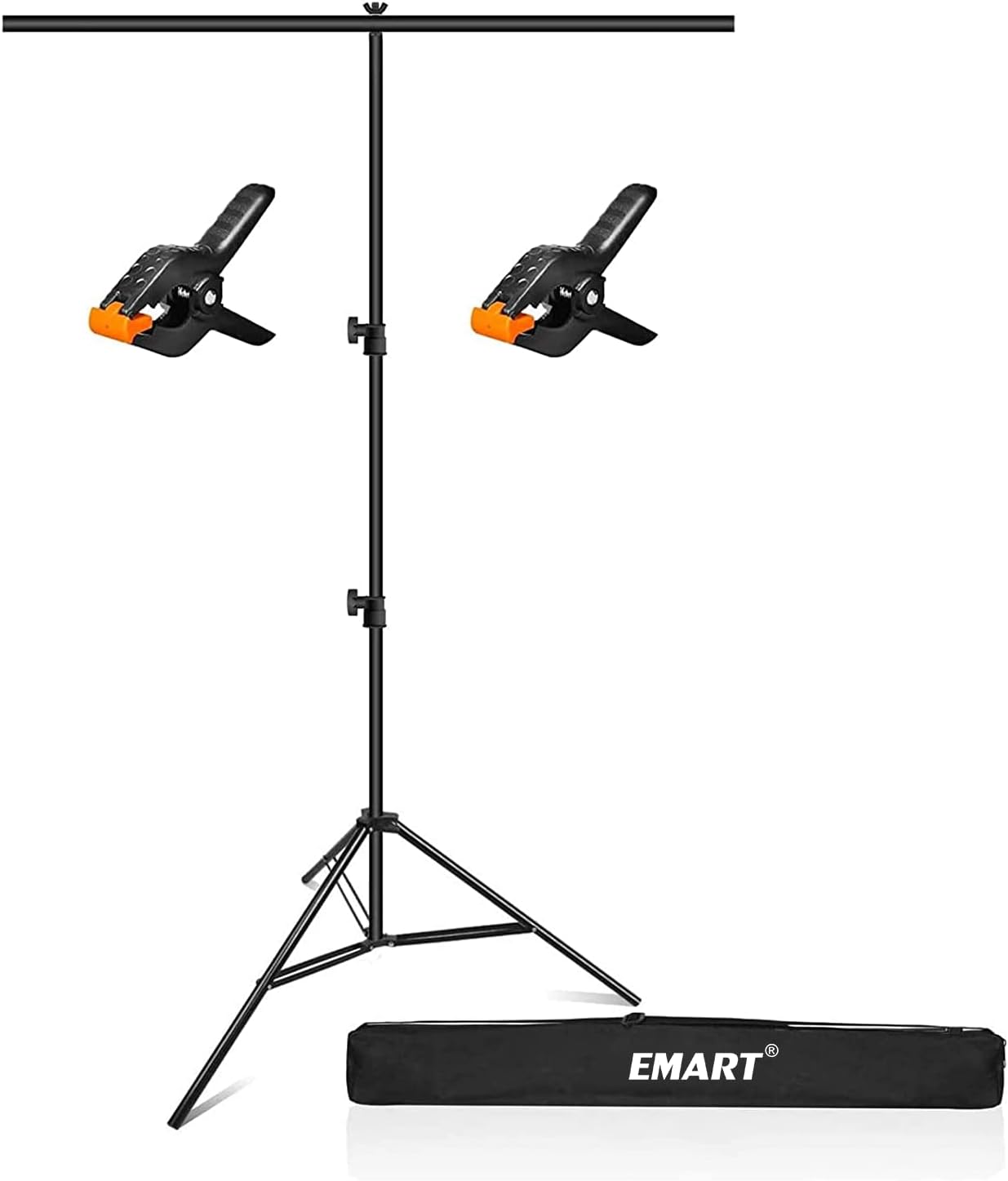 EMART 3x6.5ft Portable T-Shape Backdrop Stand for Photography