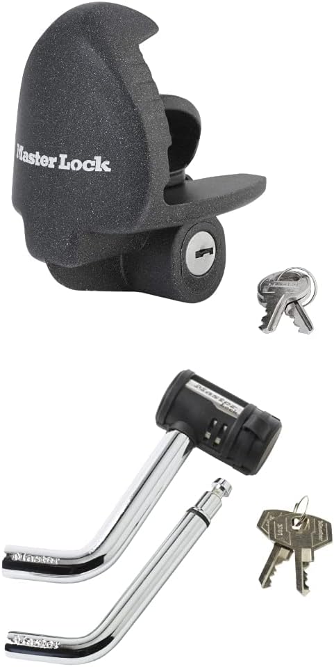 Master Lock 379ATPY Trailer Hitch Lock for Ultimate Security