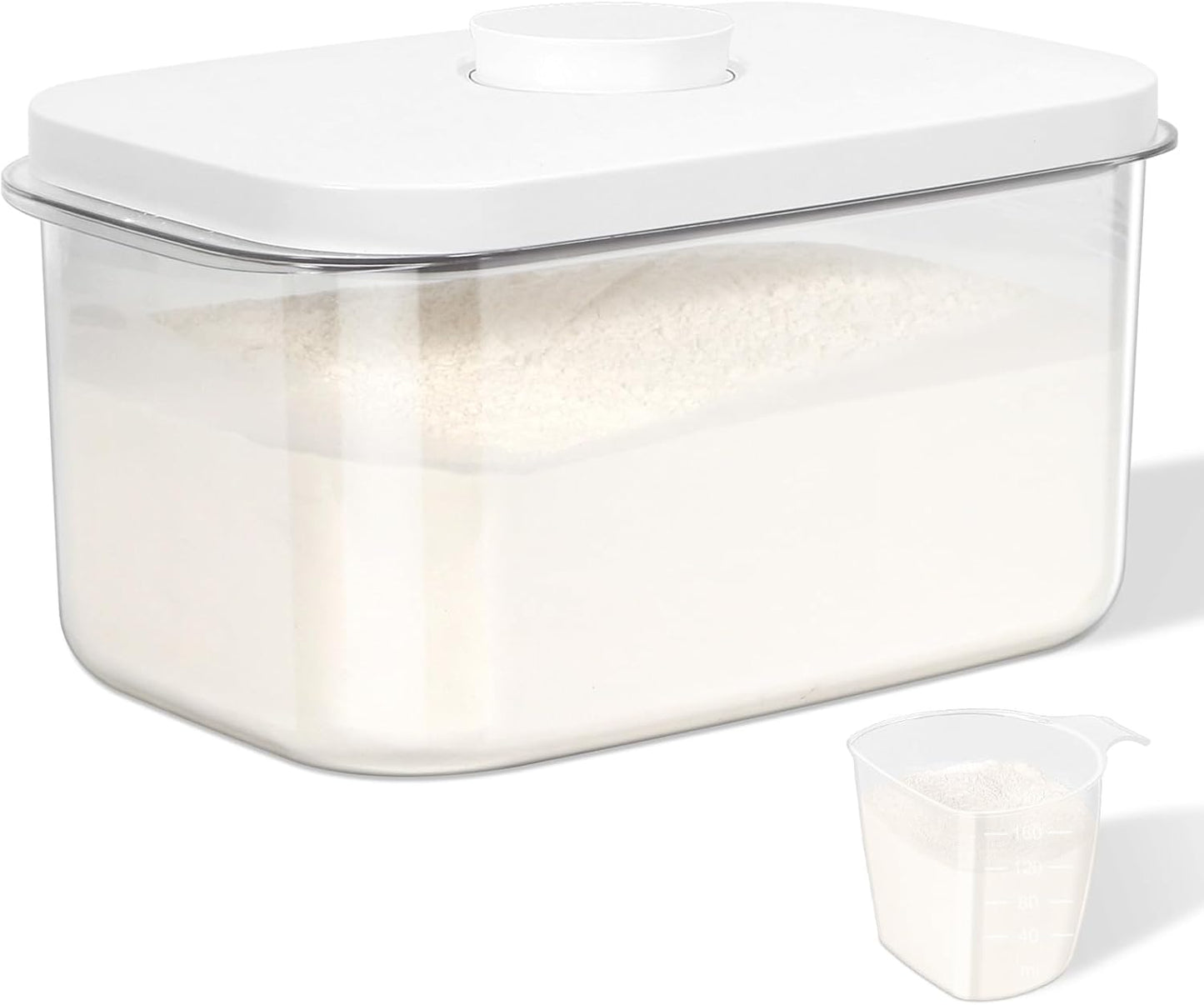 Airtight Flour Container for Kitchen Pantry Organization and Storage