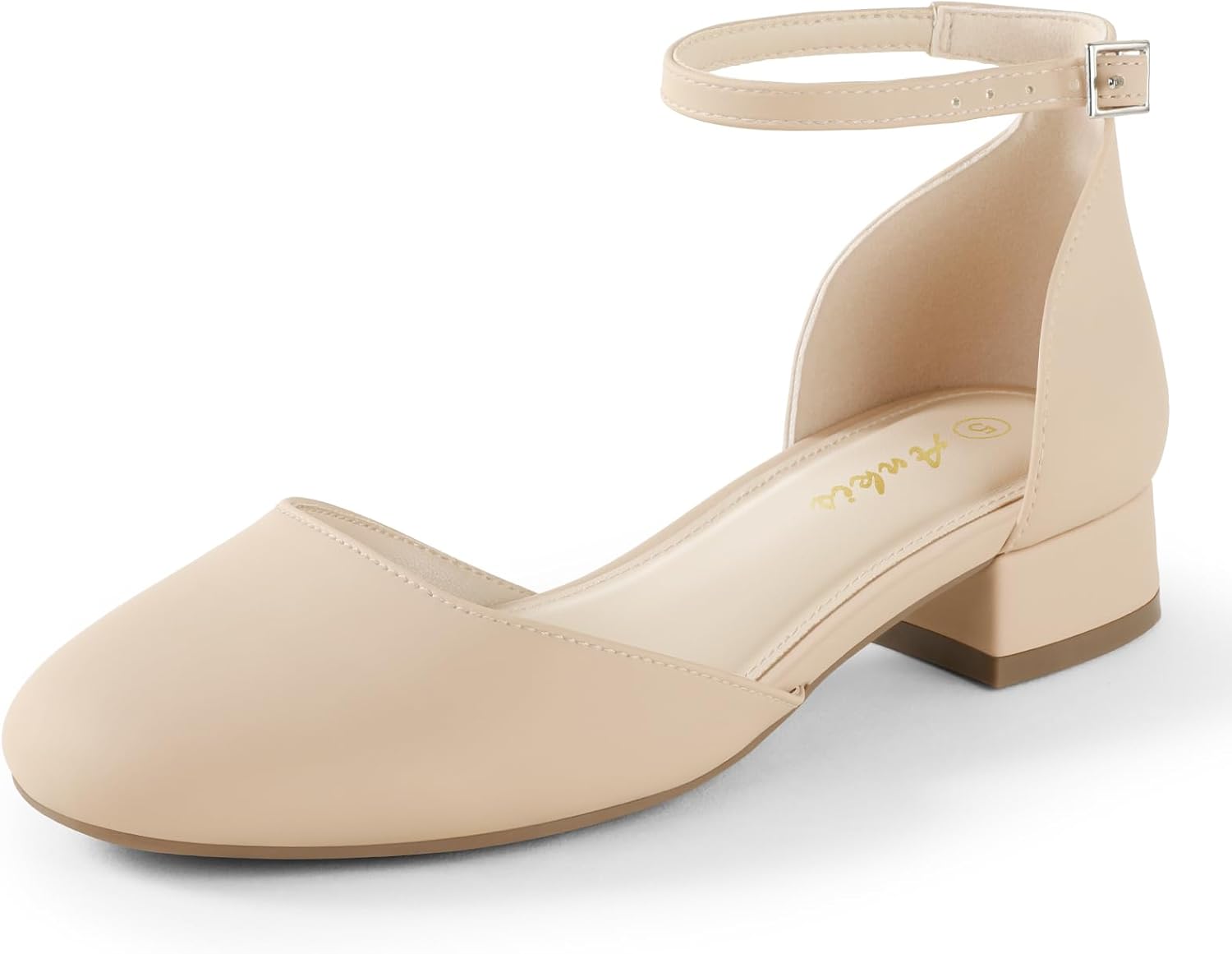 Ankis Closed Toe Heels for Women - Chic Comfort and Style