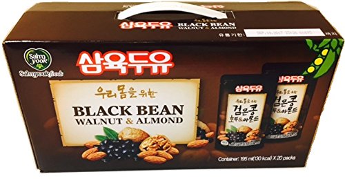 Sahmyook Black Bean Walnut Almond Soy Milk Pack of 20 Review