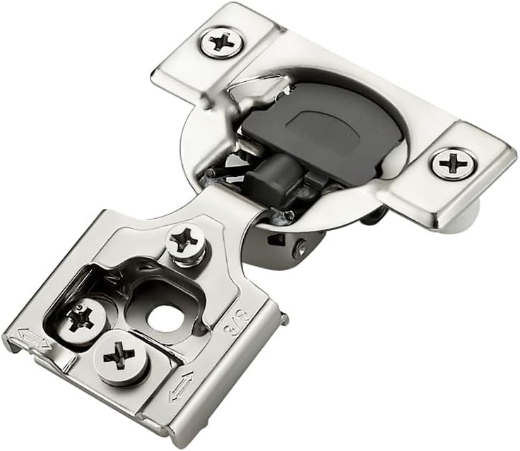 Ravinte 50 Pack Soft Close Hinges for Kitchen Cabinets - Satin Nickel