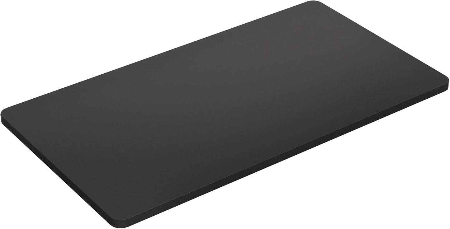 VIVO Black 43 x 24 inch Solid One-Piece Table Top for Desks