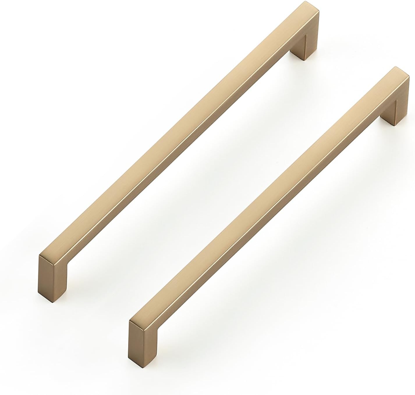 Ravinte Cabinet Handles Solid Slim Champagne Bronze 20 Pack