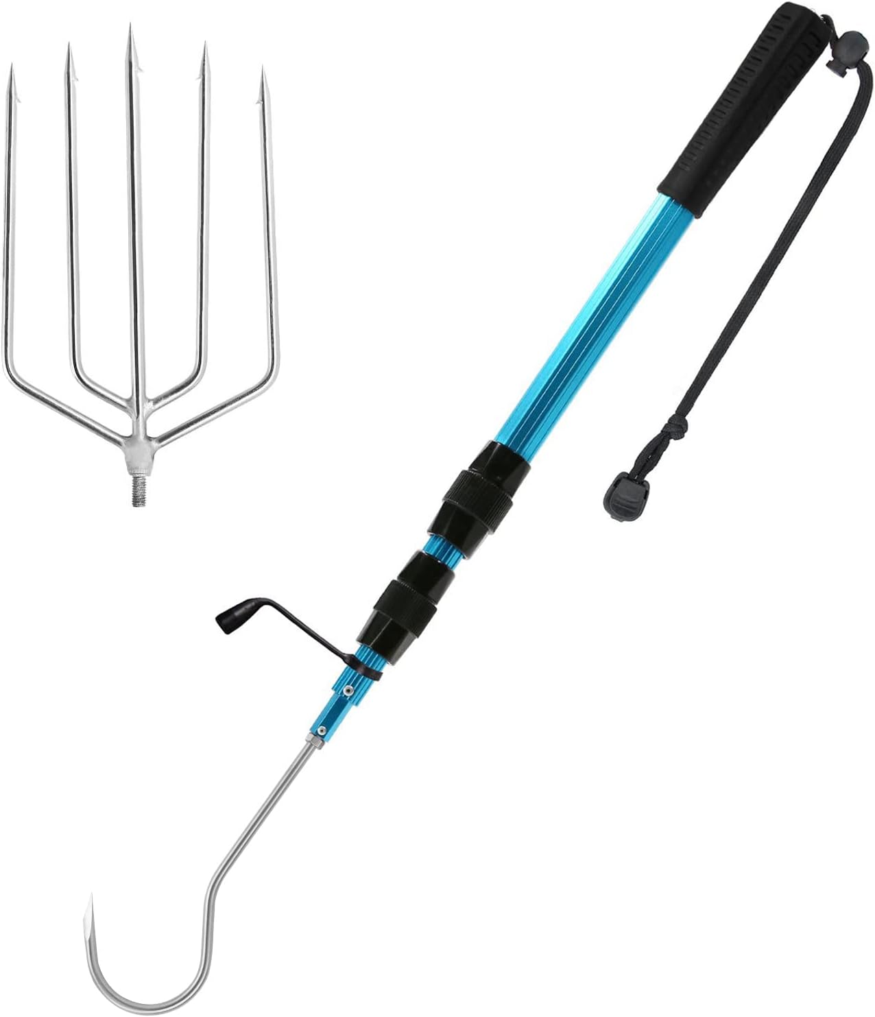SANLIKE Telescopic Fish Gaff for Saltwater Fishing Adventures
