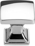 Polished Chrome Cabinet Knobs 30 Pack K09 - Sleek Square 1in Pulls