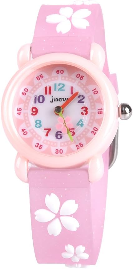 Waterproof 3D Cartoon Watch for Girls, Ages 3-8