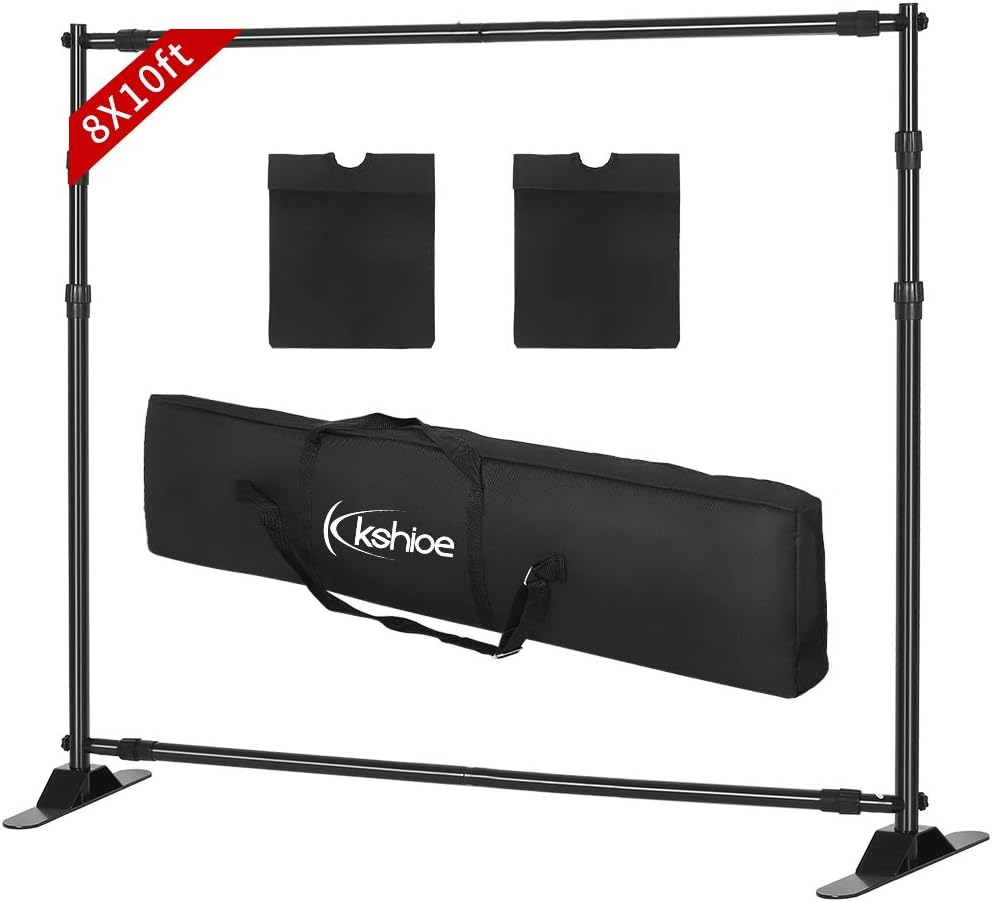 Thicker 10x8 ft Backdrop Banner Stand for Trade Show Exhibitions