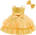 3M-6T Baby Girl Ruffle Lace Backless Pageant Dress Gown