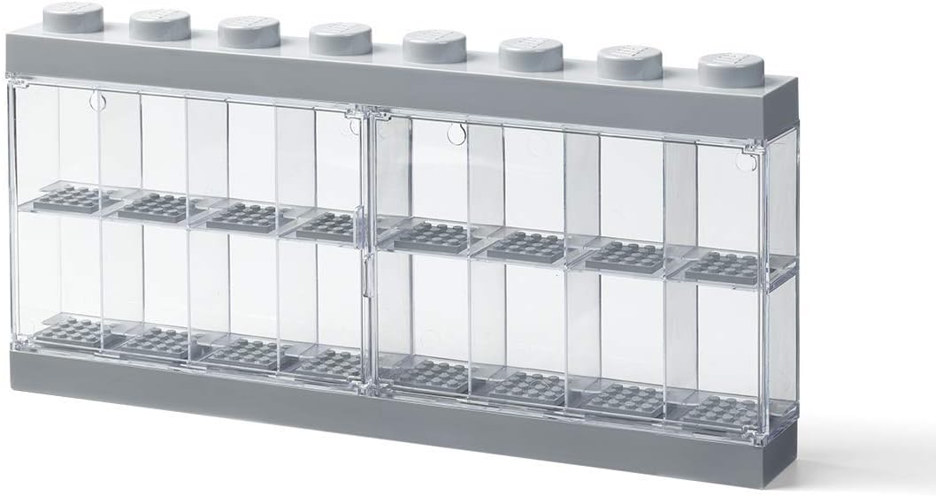 LEGO Minifigure Display Case - Stackable Storage for 16 Figures