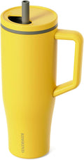 KISSKIND 40 oz Tumbler with Handle and Hidden Straw - Leakproof
