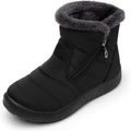 Cheval Winter Snow Zip Up Boots for Women - Warm Fur Lined Ankle Boot