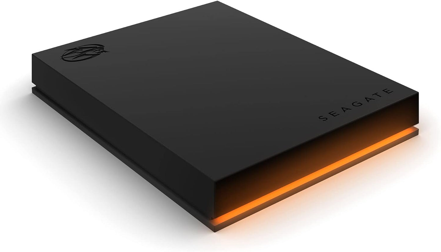 Seagate FireCuda 1TB Gaming External Drive - RGB Lighting, Rescue Services