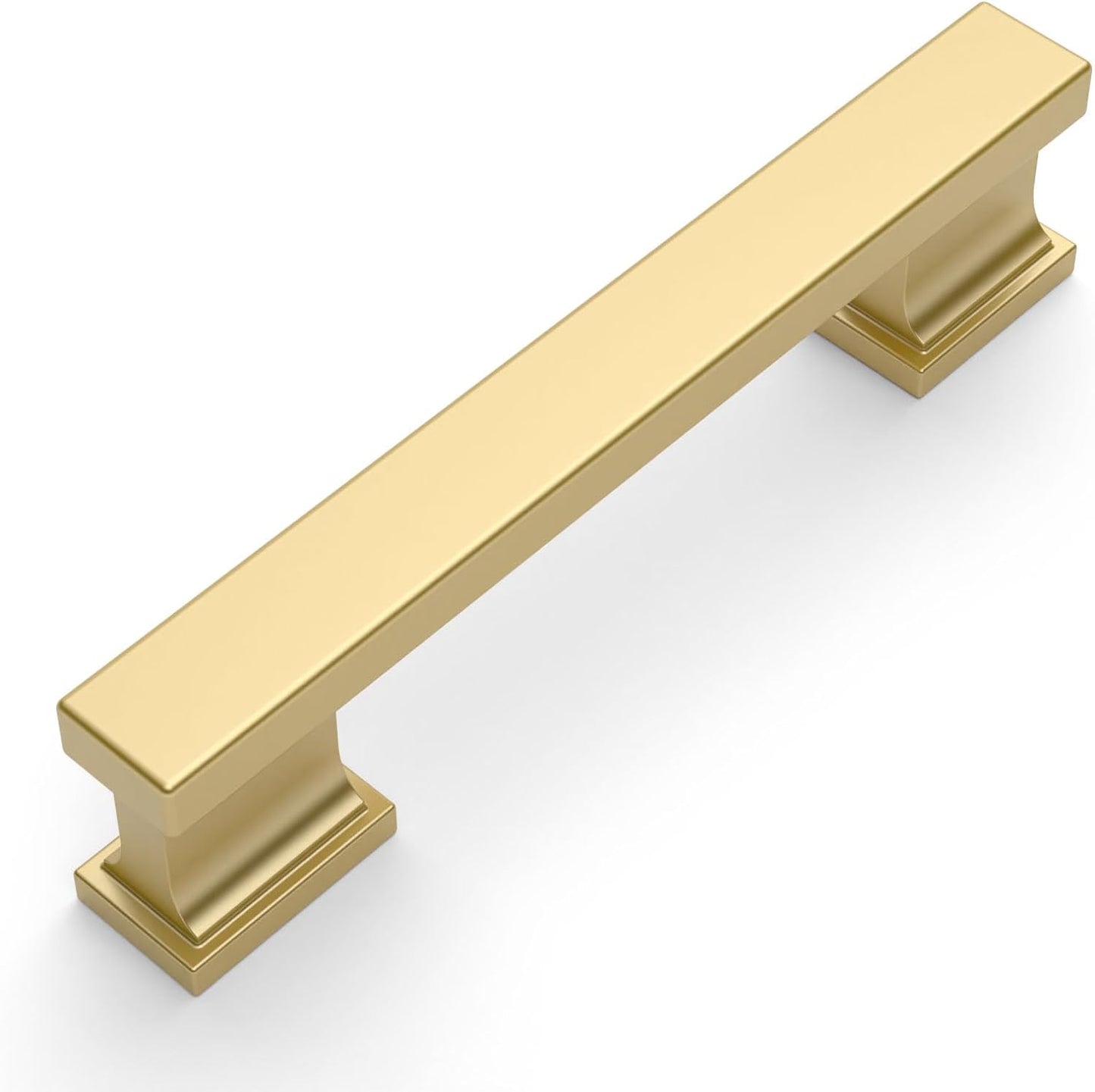 Brushed Gold Cabinet Pulls 3-3/4 Inch for Kitchen and Bathroom