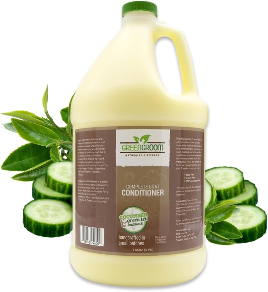 Green Groom Complete Coat Dog Conditioner for Shiny Fur