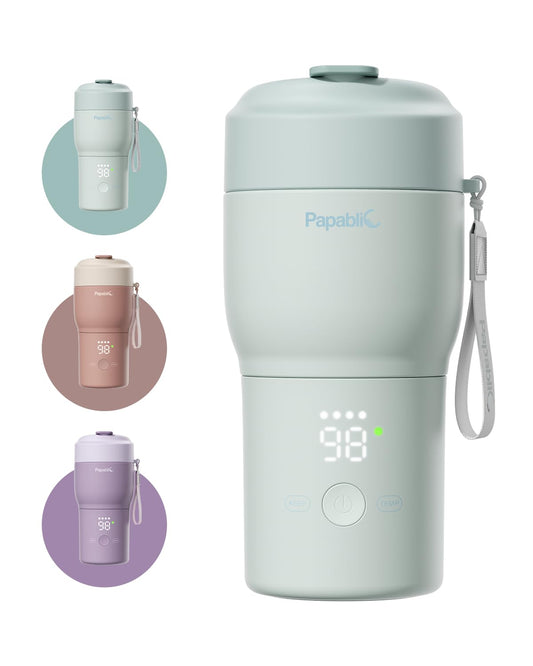 Papablic Portable Bottle Warmer for Fast Heating & Travel