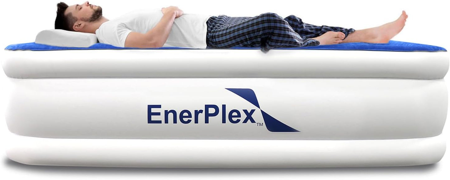 EnerPlex Air Mattress with Built in Pump for Travel & Home