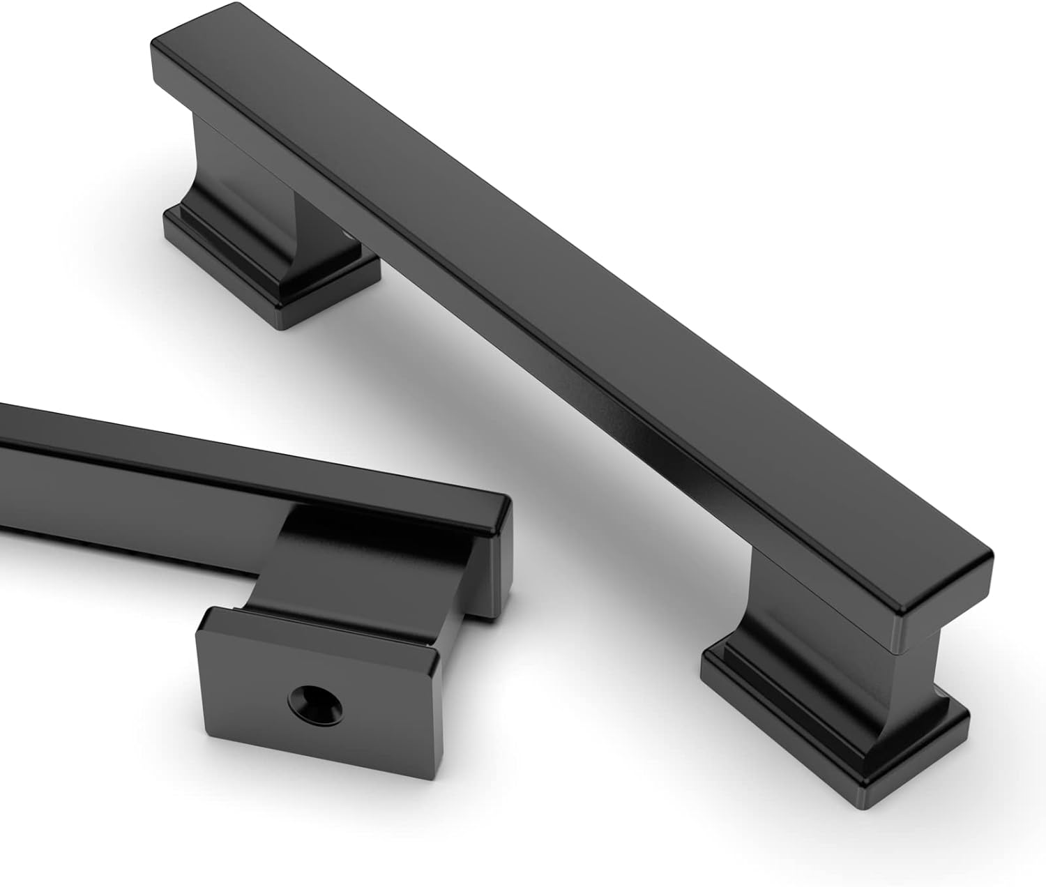 Matte Black Kitchen Cabinet Handles - 15 Pack 3.75 Inch Pulls