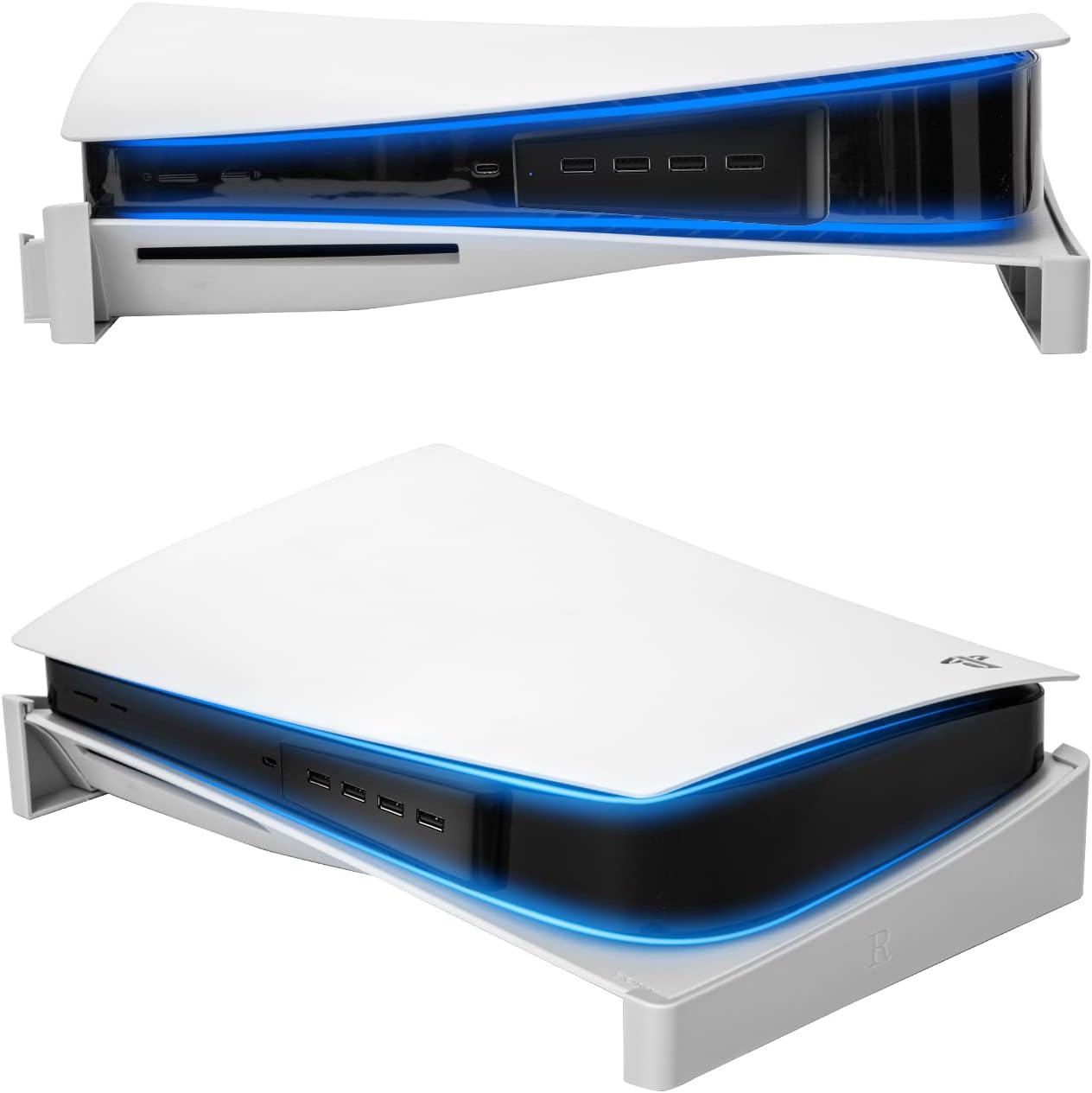 PS5 Stand with USB Hub - ECHZOVE