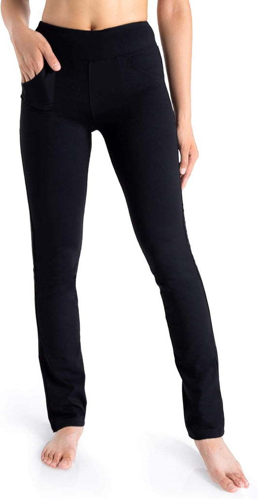 Yogipace Women's 5-Pocket Straight Leg Yoga Dress Pants Review