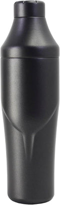 Lexenic Silvery Black Double Wall Cocktail Shaker - Insulated 24OZ