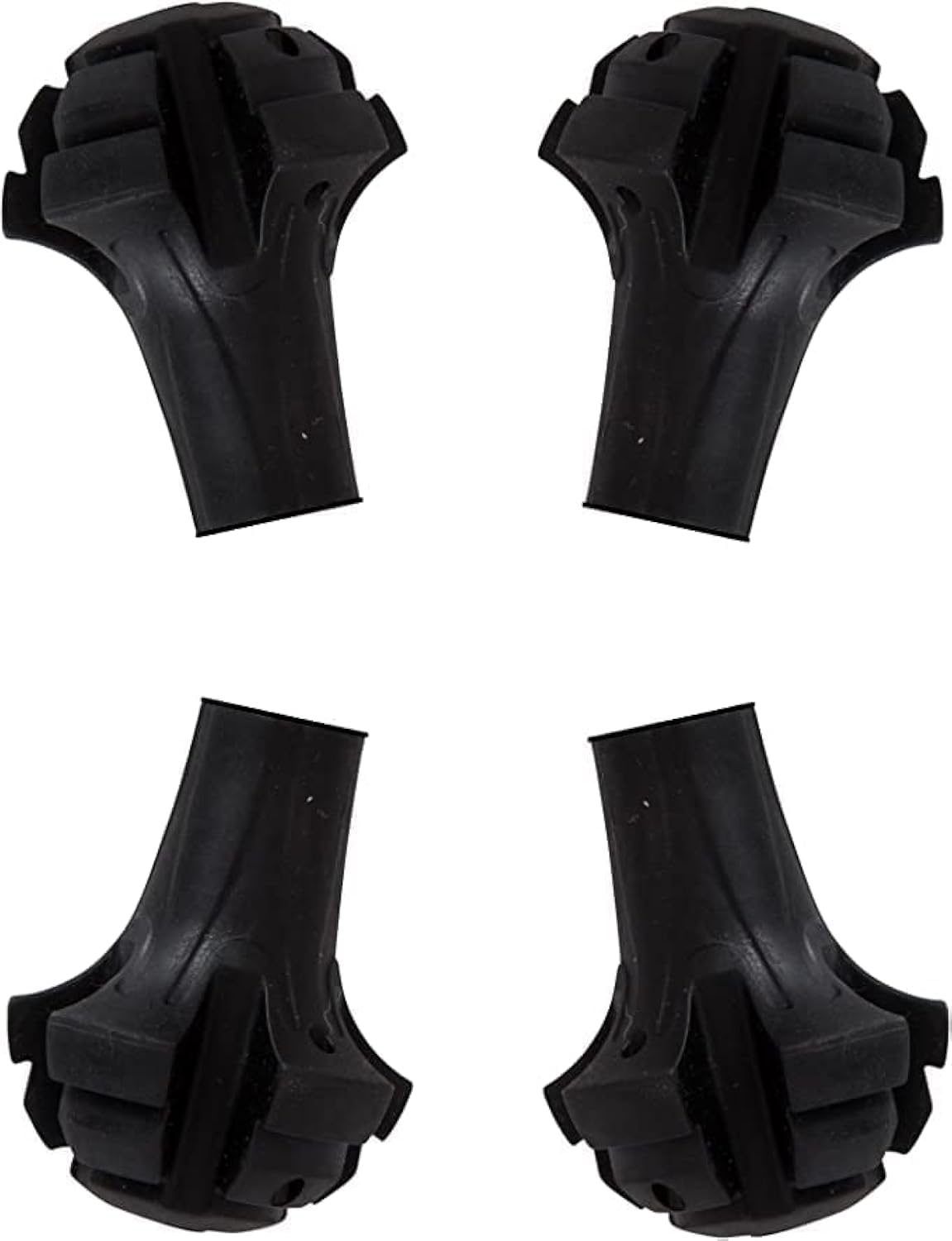 4 Pack Durable Rubber Tips for Trekking Poles - York Nordic