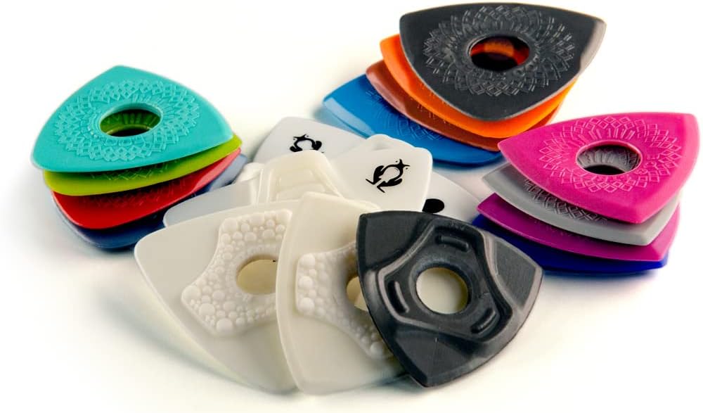 Bog Street Ergonomic Guitar Picks Variety Pack for All Players